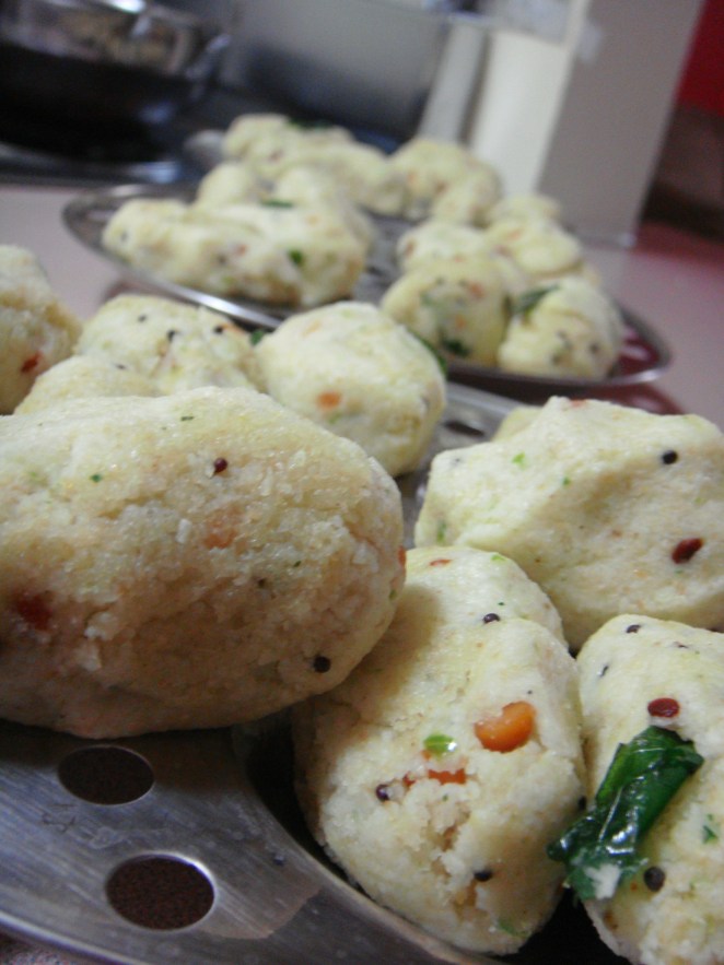 Dumplings rolled and ready to be steamed. 