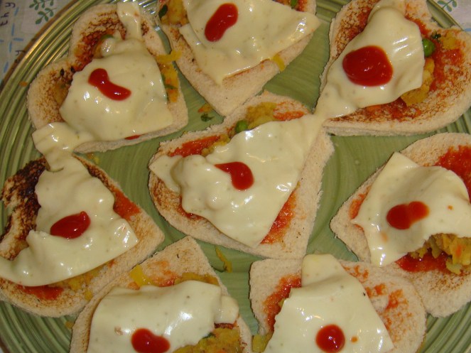 Colourful Heart Shaped Sandwiches. 