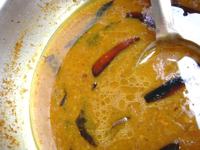 Delicious Venthaya Kuzhambu.
