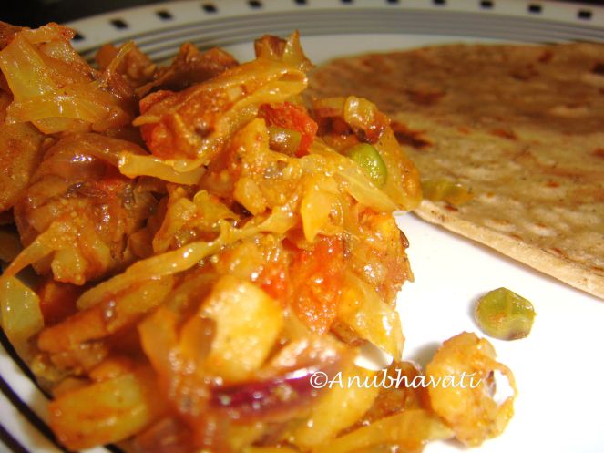 Masala Cabbage Curry